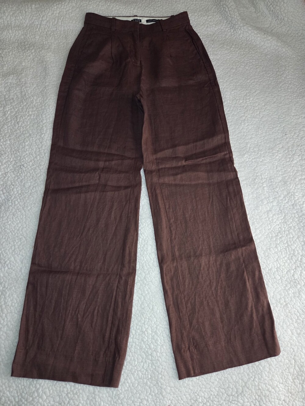 JCrew Linen Wide Leg Pants 0P